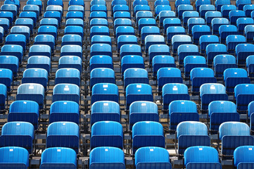 blue seats