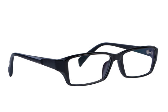 Eye glasses isolated on white background clipping path.