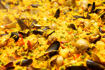 plat de paëlla espagnol