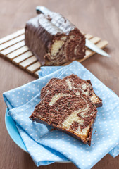frischer Marmorkuchen