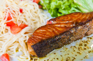 grilled salmon