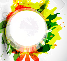 Abstract vector colorful shapes background