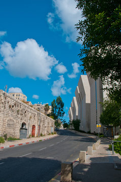 The streets of Haifa