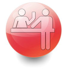 Red Shiny Orb Button 