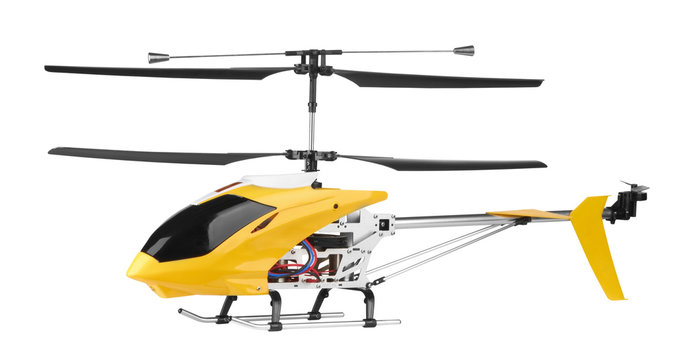 Model radio-controlled helicopter