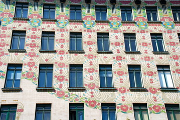 A Jugendstil Facade in Vienna
