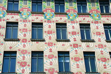 A Jugendstil Facade in Vienna