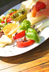 Frühstück italienisch, Frühstückskarte