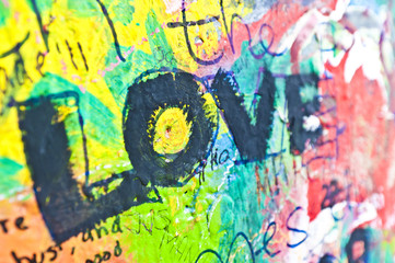 Naklejka premium Lennon Wall