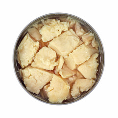 Chicken meat in can
