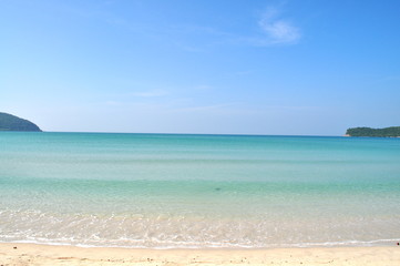 Wave of the sea at the South West of Thailand