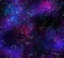 Obraz na płótnie Canvas stars and nebula