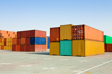 Fototapeta premium Cargo containers
