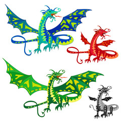 dragon with wings