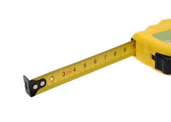Tape measure isolated on white background