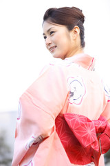 浴衣女性ポートレート