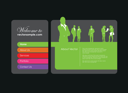a business people website banner