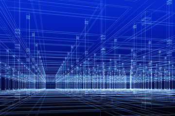 Abstract architectural background