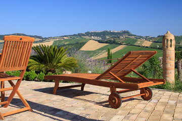 Mediterrane Terrasse in Traumlage - Toskana, Marken