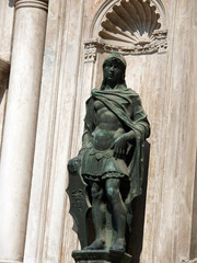 Fototapeta premium Venice - sculpture in the courtyard of the Palace of Doges