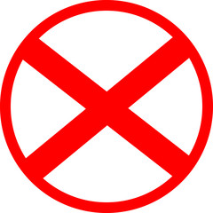 Do Not warning sign on the white