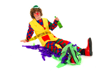 Drinking clown