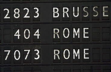 Flight information for Rome