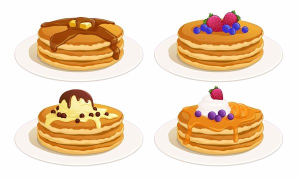 Delicious Pancakes Set