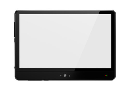 Digital pad whit blank white screen