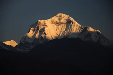 Crédence en verre imprimé Dhaulagiri Pic Dhaulagiri (8167m), Népal