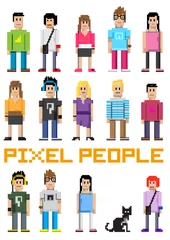 Cercles muraux Pixels Personnes de pixels vectoriels !