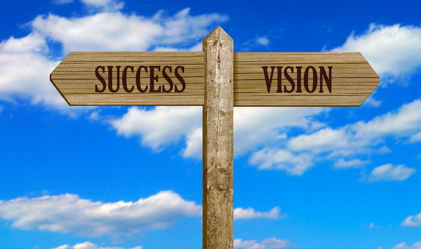 Country Sign Post - Success & Vision
