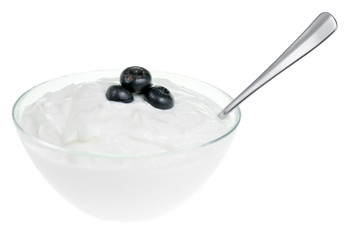 Yogurt bowl and Blueberries