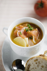 トマトとポテトのスープ