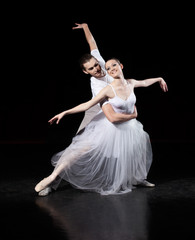 ballet dancers in rehearsal