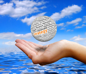 Ball in Hand with Ocean Background - Strategy