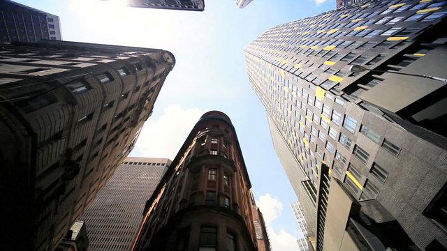 Buildings in urban Midtown Manhattan, NY, USA