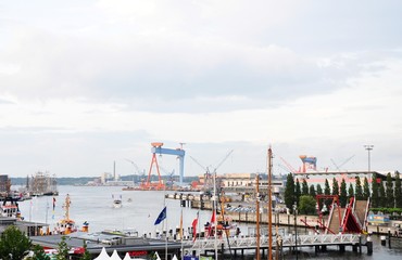 Fototapeta na wymiar Kieler Hafen