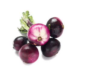 red onion isolated over white