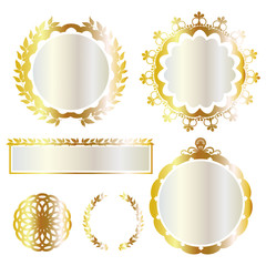 gold frame set