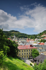Obraz premium Historic mining town Banska Stiavnica, Slovakia UNESCO