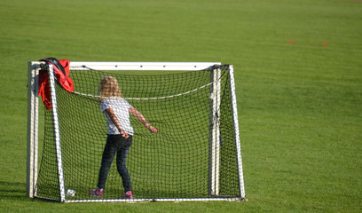 Kinder beim Fußball