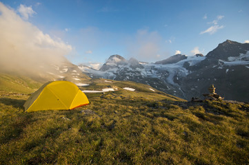 Campingplatz in der Natur