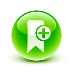 Obraz premium icône signet favori/ bookmark icon