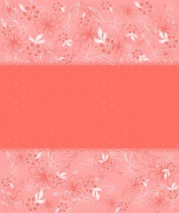 Abstract background with beautiful flowers.