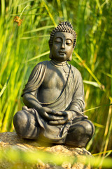 Buddha Meditation am Wasser
