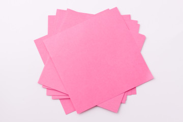 pink notepapers