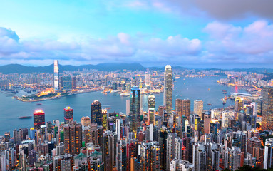 Plakat Hong Kong city