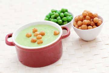 green pea soup
