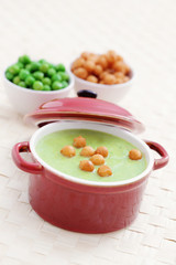green pea soup